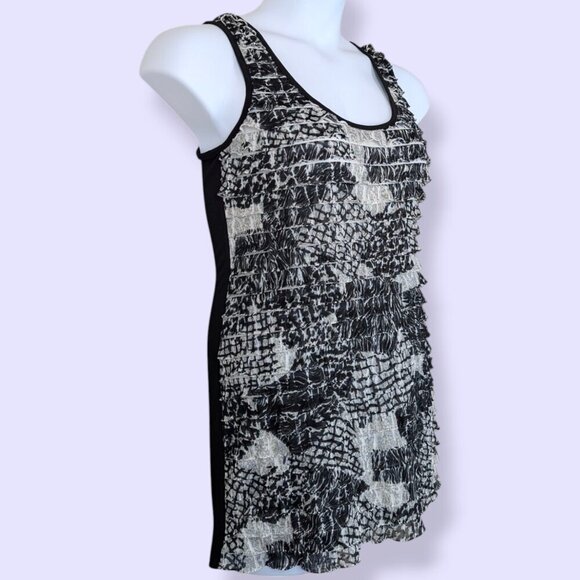 Bianca Nygard Petite Frill Striped Abstract Top - Picture 2 of 7